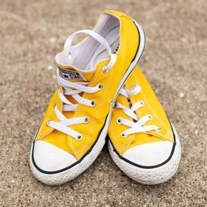 Boys Yellow Converse Size 3